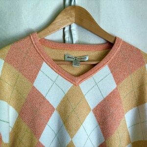 Men's Vintage Tommy Bahamas V-neck Sweater XL